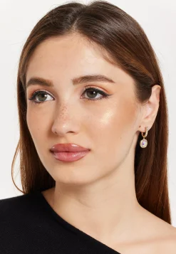 Elegant Rectangle Crystal Drop Earrings