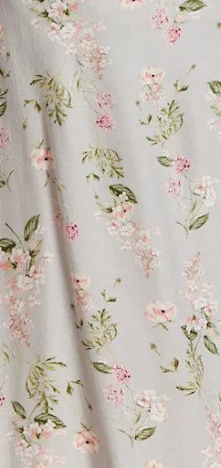 Floral Print Kimono Sleeve Wrap Maxi Dress