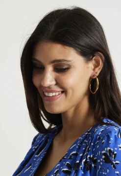 Liquorish Gold Hoop Earrings