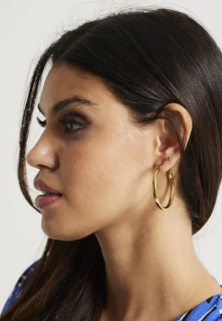 Liquorish Gold Hoop Earrings