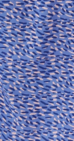 Women's Abstract Print Midi Skirt with Front Slit in Purple - Perfect for Summer Holidays by Liquorish