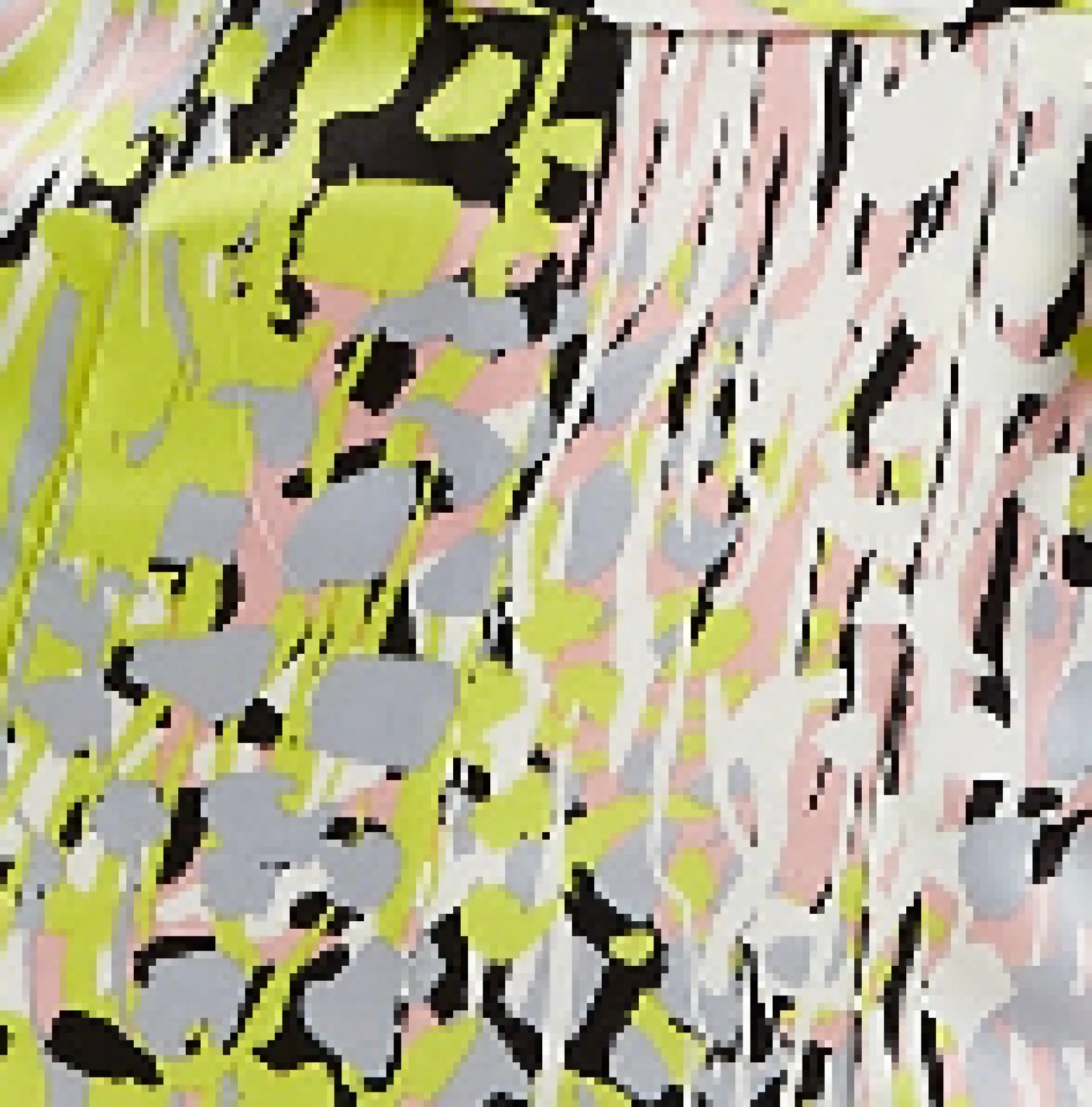 Women's Jumpsuit - Multicolour Abstract Print, Deep V-Neck, Spaghetti Straps, Wrap Front, Tie Waist - Liquorish