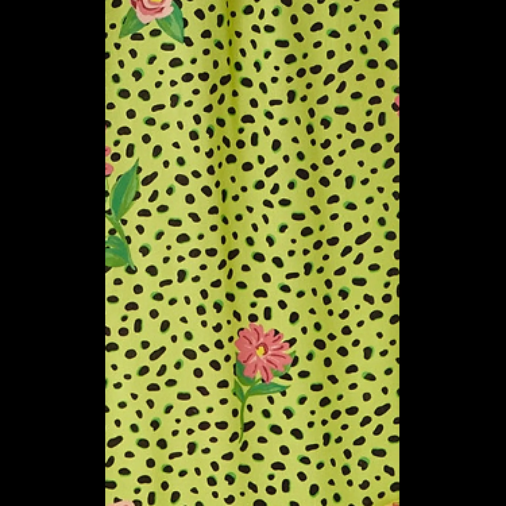 Women's Maxi Dress in Neon Green with Off Shoulder Sleeves and Tie Waist Detail - Liquorish