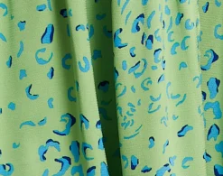 Women's Maxi Dress in Sage with V-Neck and Flouncy Sleeves - Liquorish