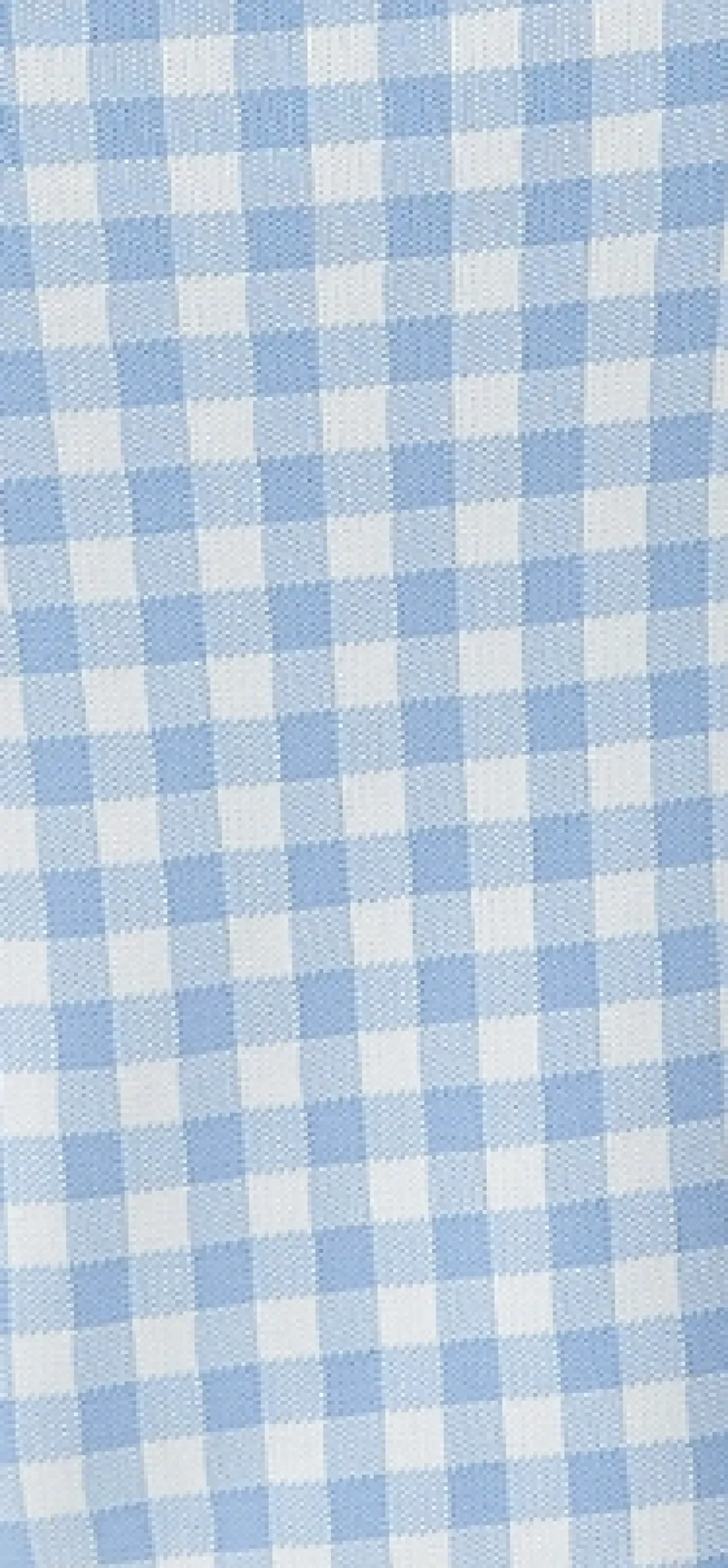 Women’s Midi Dress in Blue and White Check with Sleeveless Design and Fitted Style