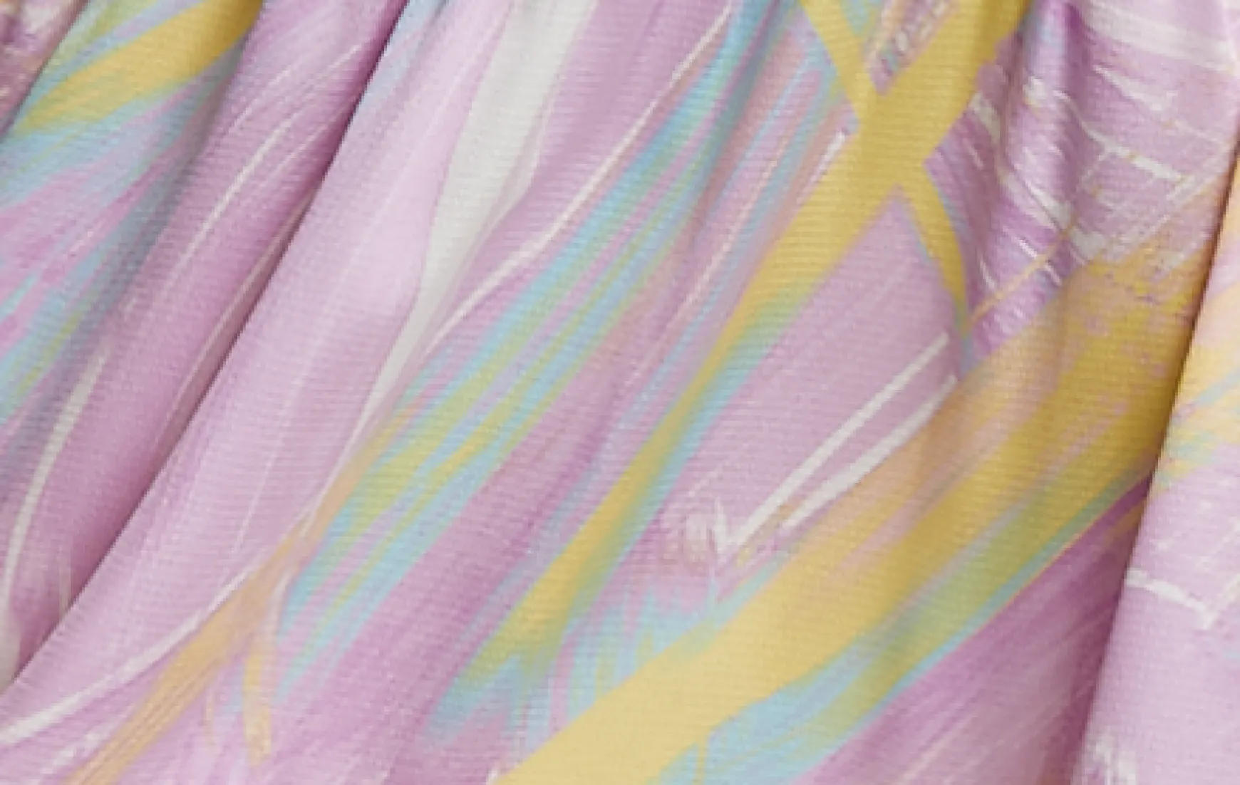 Women's Midi Dress in Lilac with Kimono Sleeves and Abstract Zebra Print, Stylish Fashion by Liquorish