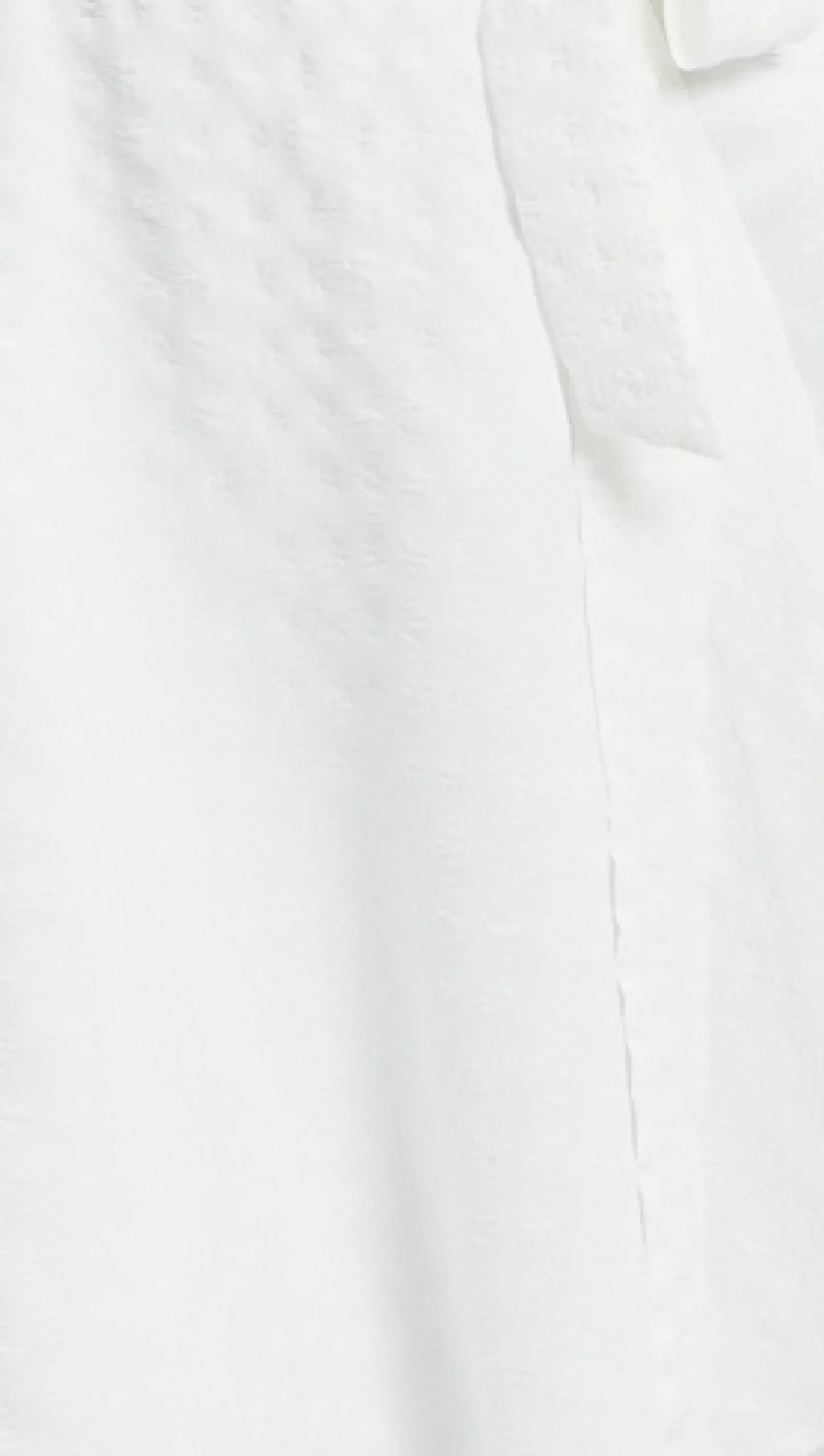 Women's Midi Dress in White with Angel Sleeves - Elegant Checkered Wrap Design by Liquorish