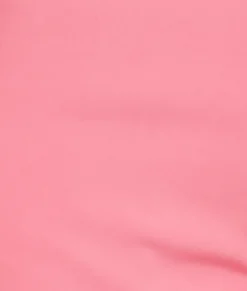 Women's Midi Dress with Frill Sleeves and Ruching Front in Pink - Regular Fit by Liquorish