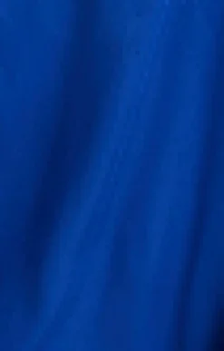 Women's Midi Wrap Dress in Royal Blue with Kimono Sleeves and Matching Tie Waist - Liquorish