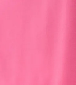 Women's Mini Dress in Pink with Short Sleeves and Lace Collar - Elegant Charm by Liquorish
