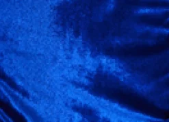 Women's Mini Dress in Royal Blue Velvet with Long Sleeves and Lace Details - Liquorish