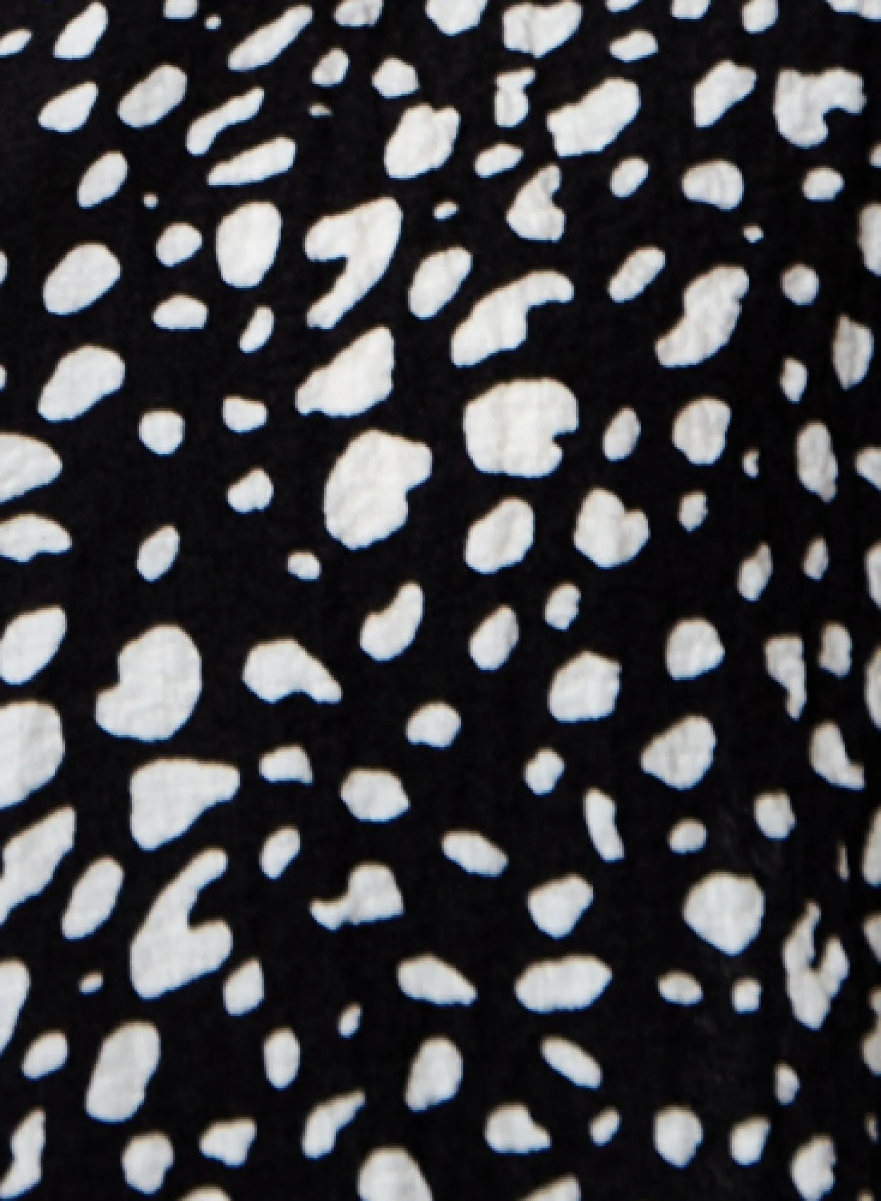 Women's Mini Dress with Short Sleeves in Black and White Animal Print - Stylish and Oversized Fit by Liquorish