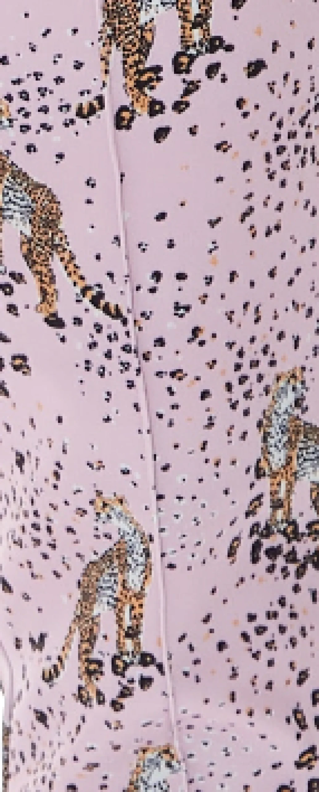 Women's Trousers in Lilac Animal Print with Tailored Fit & Straight Legs, Co-ord Set by Liquorish